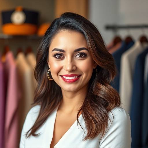 Foto de Fernanda Costa, Gerente de Marketing da Alfaiataria Brasileira Elegante